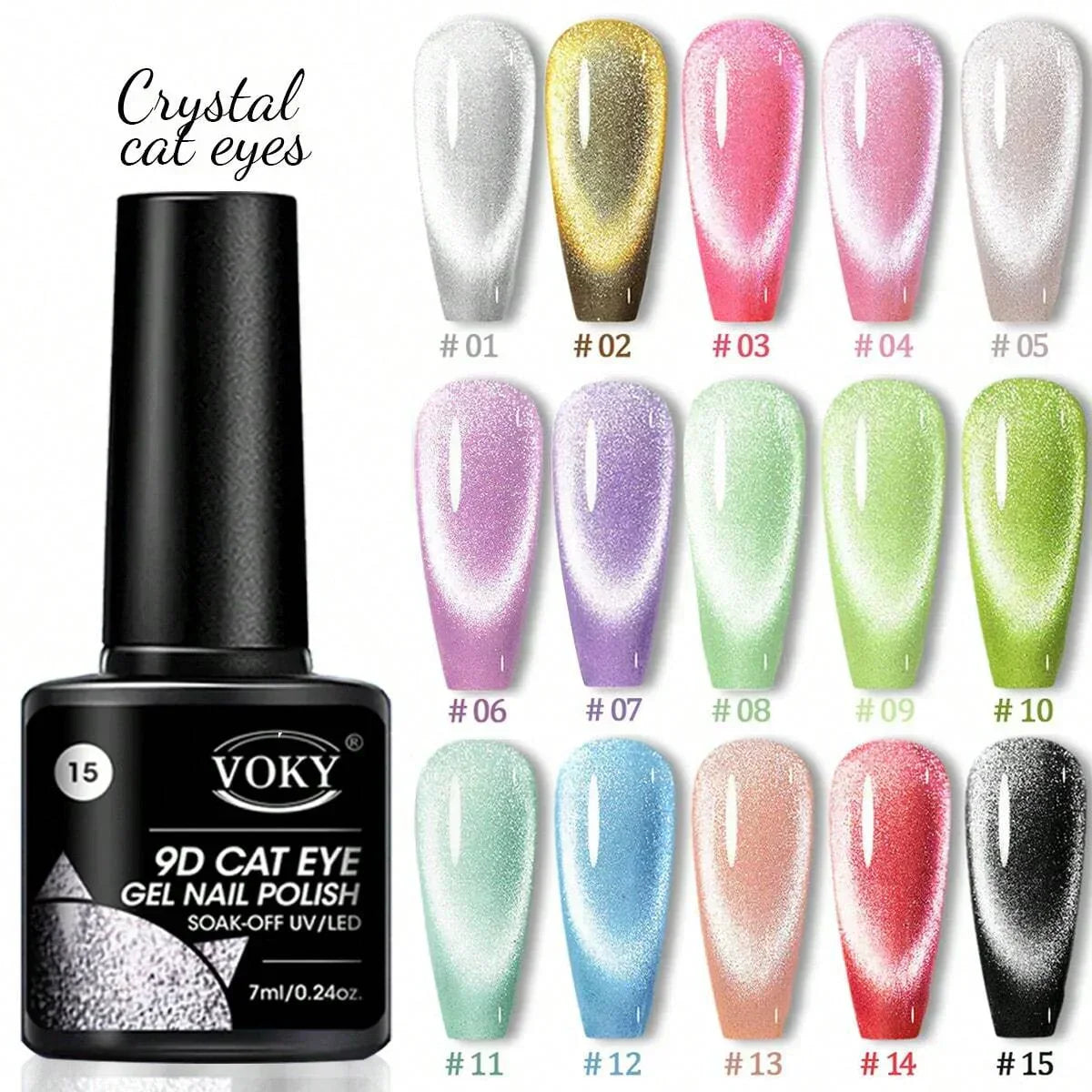 Set di smalti gel magnetici unghie Cat 