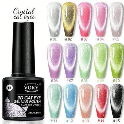 Set di smalti gel magnetici unghie Cat 