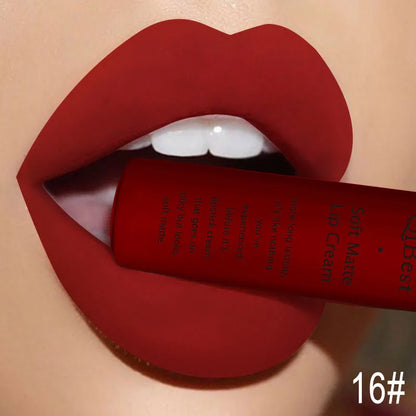 Kit lucidalabbra impermeabile, nudo lipkit pigmento rosso scuro nero 