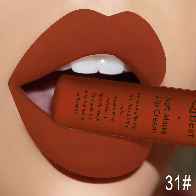 Kit lucidalabbra impermeabile, nudo lipkit pigmento rosso scuro nero 
