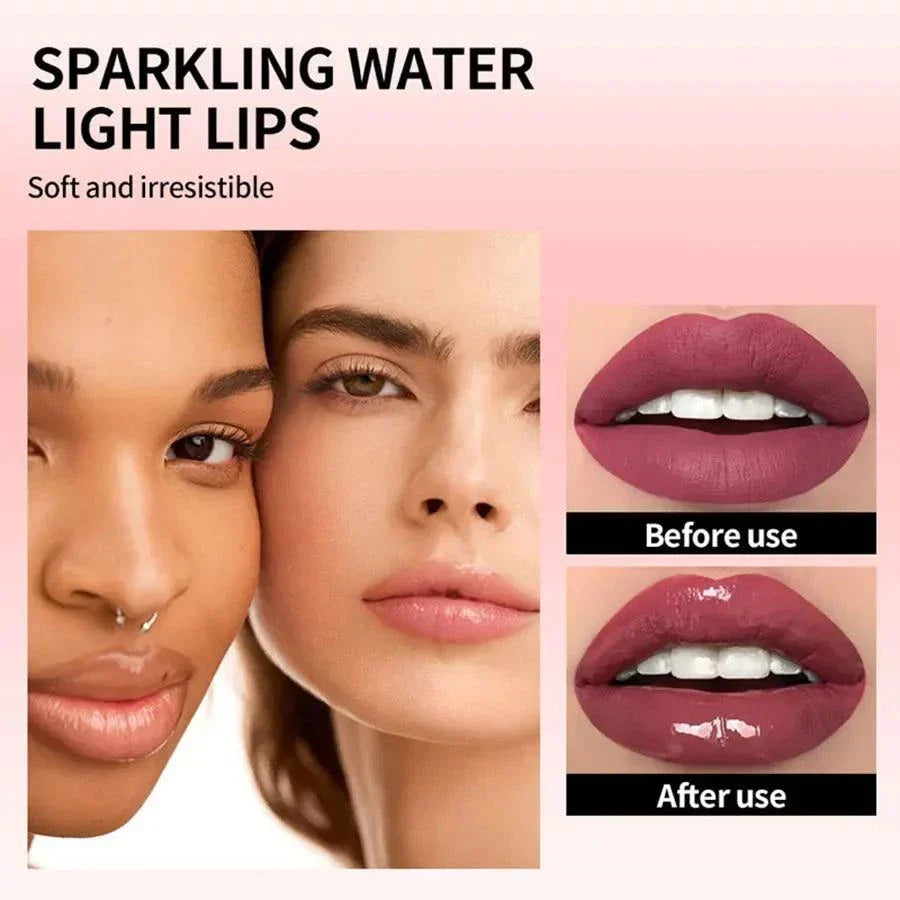 Julystar lucidalabbra clear moisturizing lip balm gel in 5ml tube