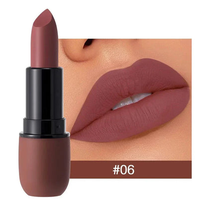 rossetto opaco marrone velluto effetto morbido labbra colorate idratante