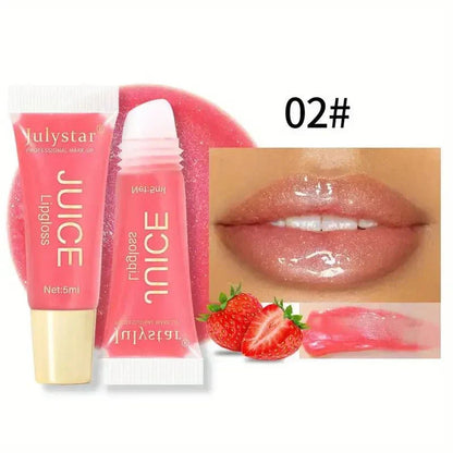 Julystar lucidalabbra hydrating clear lip gloss gel with nourishing formula and no harmful chemicals