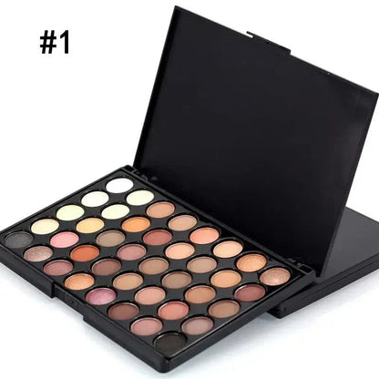palette di ombretti colorati 40 e 78 colori set trucco impermeabile e pigmentato