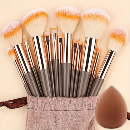 set di pennelli per trucco