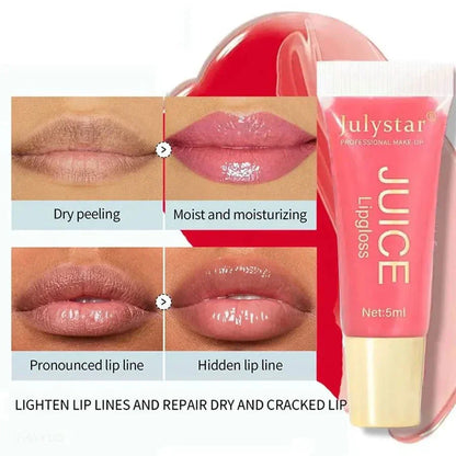 Lucidalabbra clear hydrating lip balm gel by Julystar, 5ml, China made