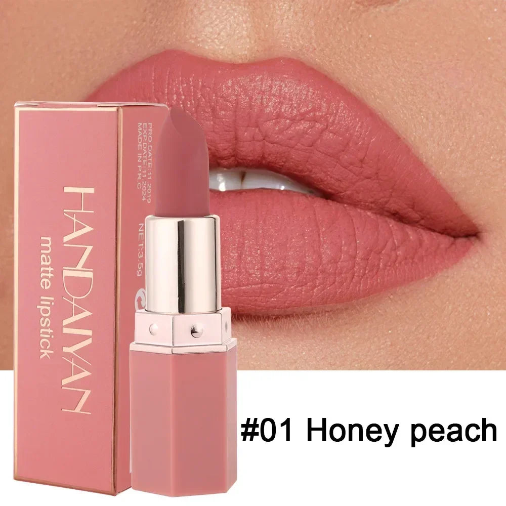Rossetto opaco nudo Impermeabile a lunga durata Tazza antiaderente 