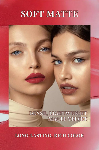 Matita per labbra QiBest marrone nude opaco impermeabile velluto contouring lipliner