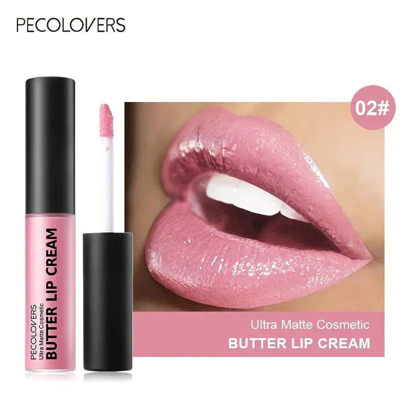 rossetto nudo rosso opaco a lunga durata impermeabile trucco labbra donna