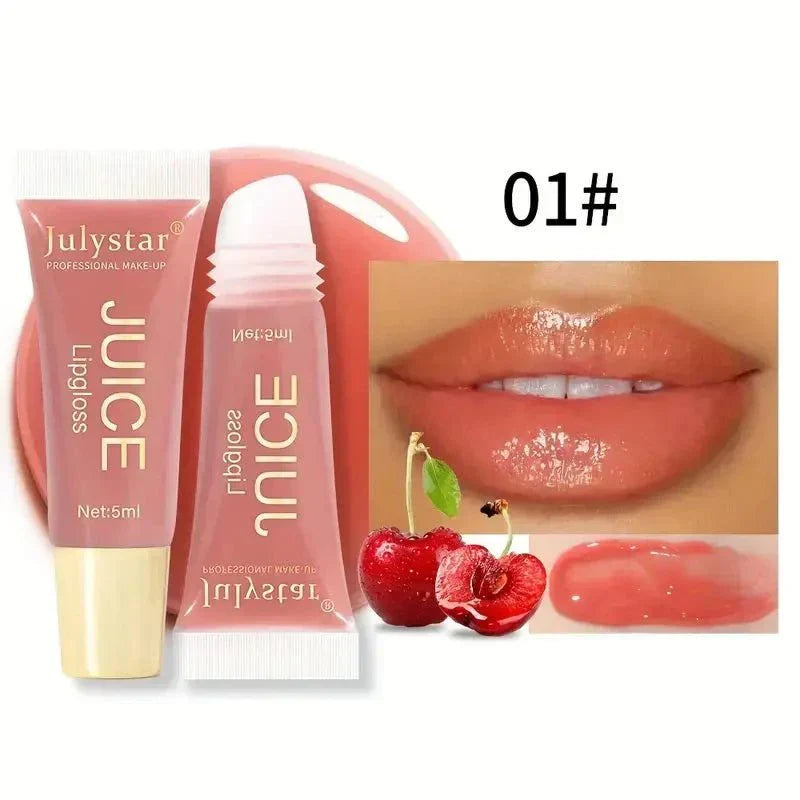 Lucidalabbra Julystar hydrating clear lip balm gel with nourishing formula in 5ml tube