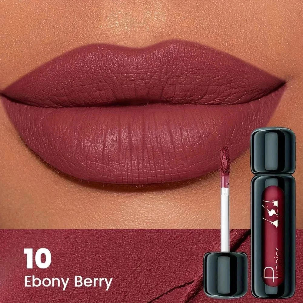 Fango liquido long-lasting liquid lip tint with silky texture and diverse skin tone compatibility