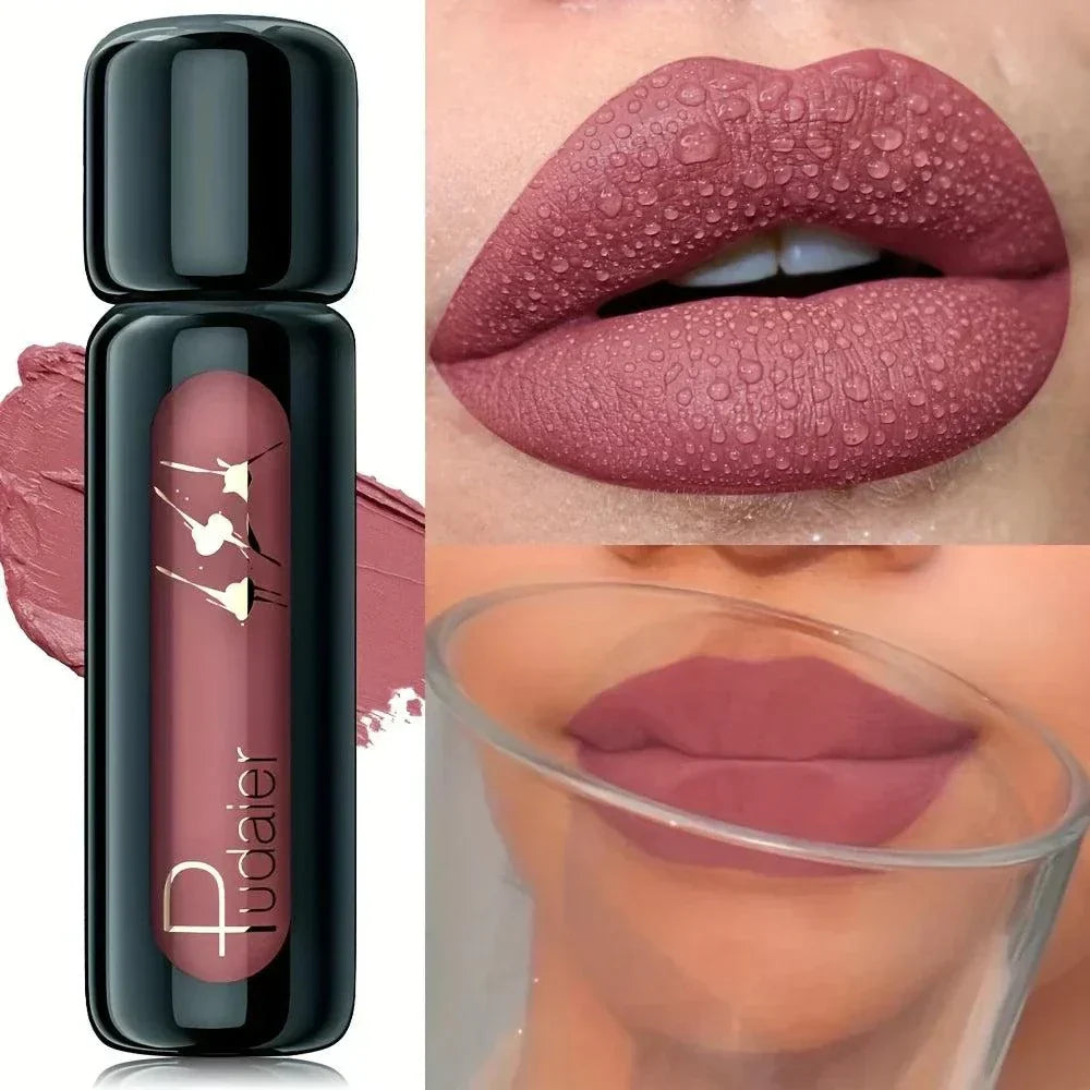 Fango liquido lip tint long-lasting saturated color with silky texture and CPNP certification