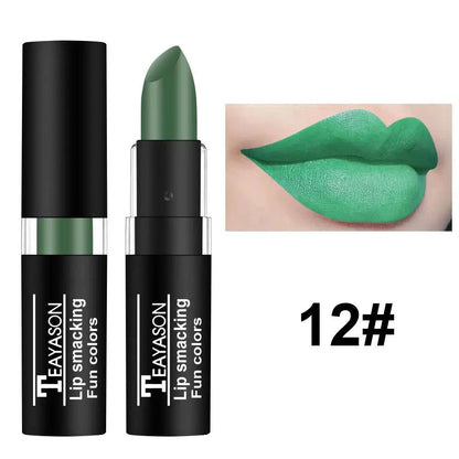 Rossetto nudo opaco , 12 colori Impermeabile a lunga durata Tazza 