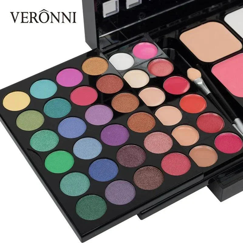 palette di ombretti colorate opache e brillanti resistenti all'acqua per trucco duraturo