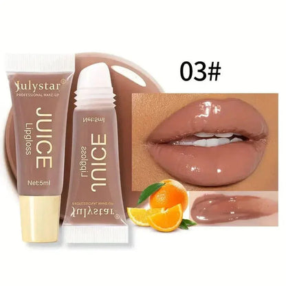 Lucidalabbra moisturizing clear lip balm gel by Julystar 5ml packaging
