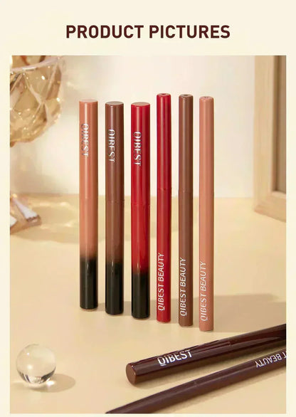 Penna per rossetto opaco nude e rossa a lunga durata con matita labbra impermeabile set trucco