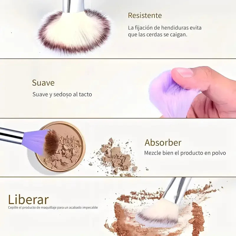 set di pennelli per trucco