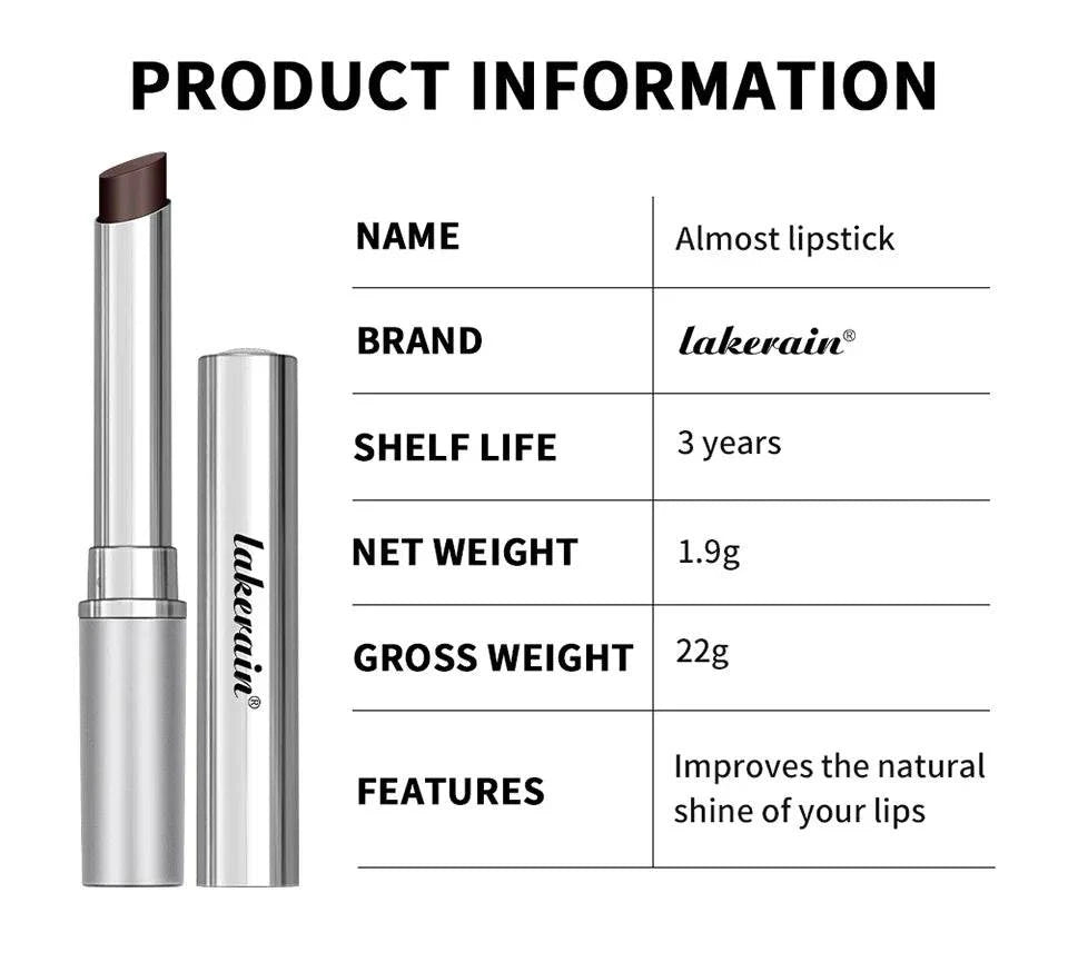 Rossetto idratante al miele nero a lunga durata Trucco labbra .