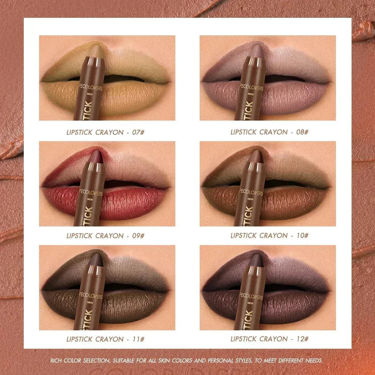 rossetto opaco, multicolore, non sbiadisce, opaco