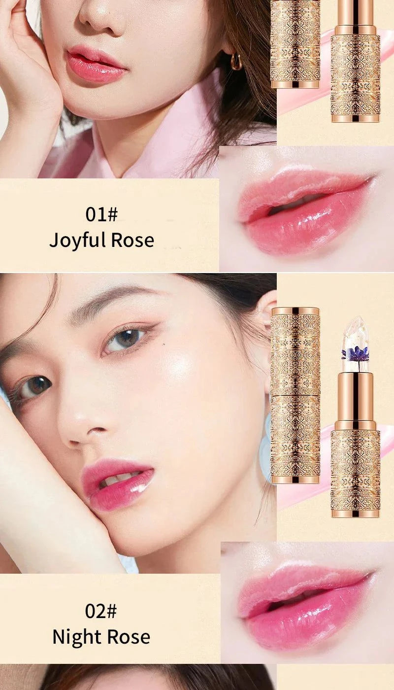 rossetto a petalo di cristallo non appiccicoso 
