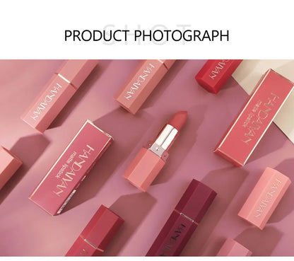 Rossetto opaco nudo Impermeabile a lunga durata Tazza antiaderente 