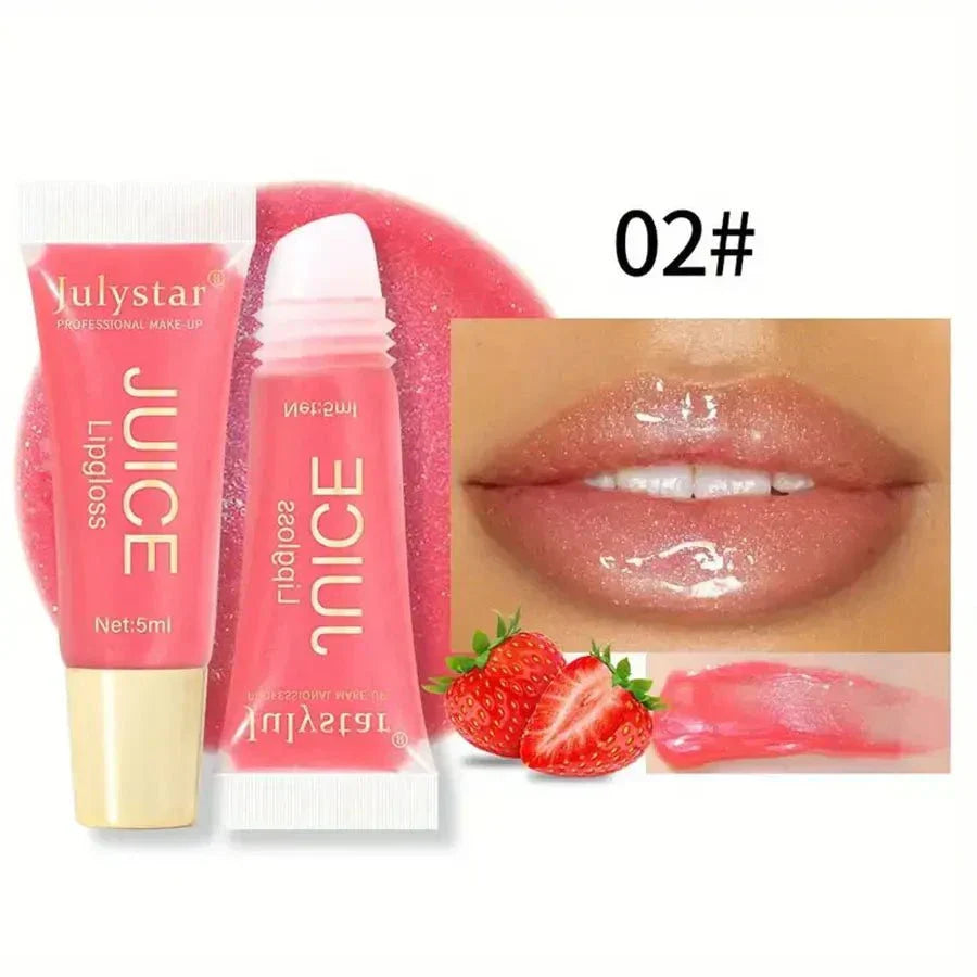 Julystar lucidalabbra clear hydrating lip gloss gel 5ml packaging from China