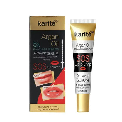 essenza rimpolpante labbra balsamo idratante all'olio di argan marocchino karité