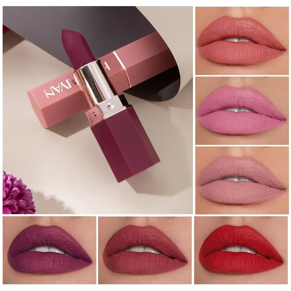 Rossetto opaco nudo Impermeabile a lunga durata