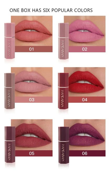 Rossetto opaco nudo Impermeabile a lunga durata Tazza antiaderente 