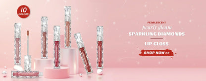 Rossetto liquido impermeabile opaco 10 colori con finitura perlata e brillantezza scintillante