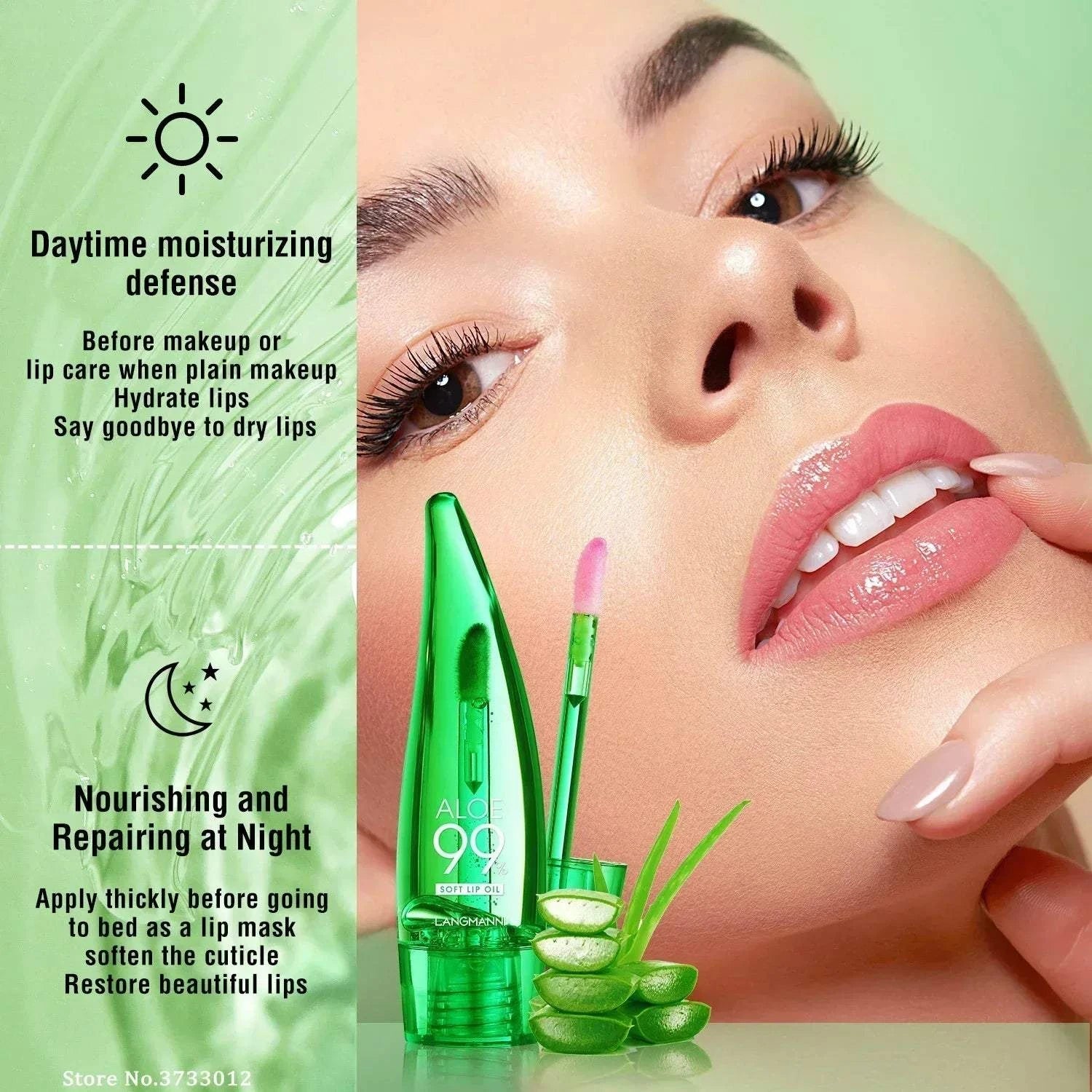 Rossetto all'aloe naturale 