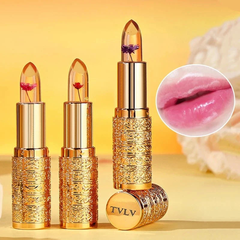 rossetto a petalo di cristallo che cambia colore per le donne idrata 