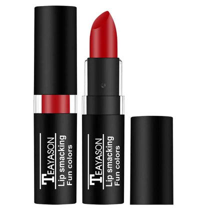 Rossetto nudo opaco rosso intenso impermeabile a lunga durata TEAYASON