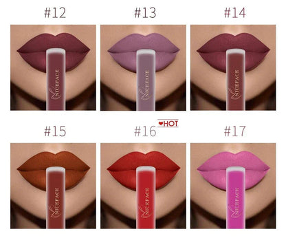 Rossetto liquido nudo velluto opaco lunga durata colori vari