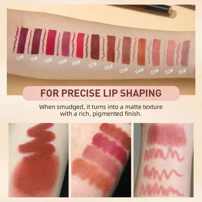 penna per rossetto opaca lunga durata e impermeabile per contorno labbra colori vari