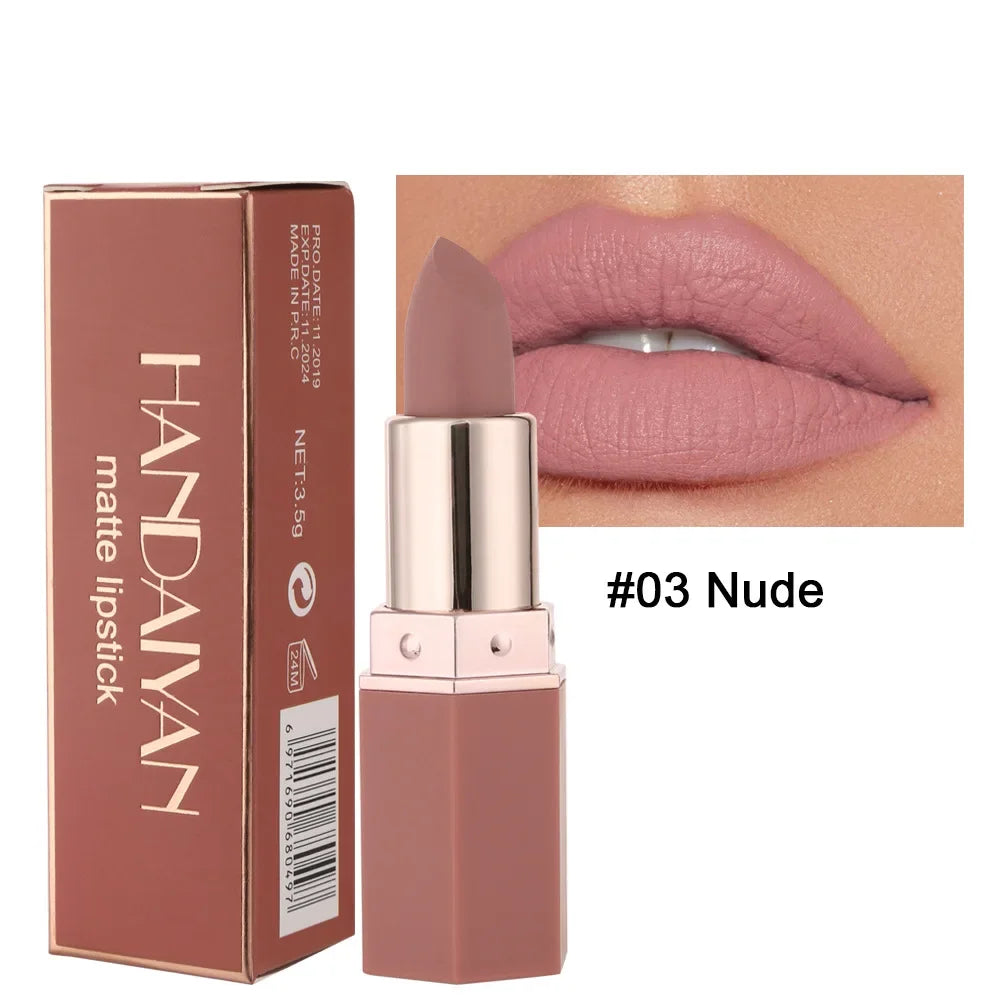 Rossetto opaco nudo Impermeabile a lunga durata Tazza antiaderente 