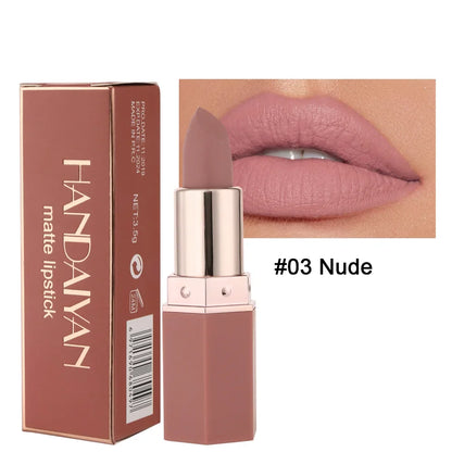 Rossetto opaco nudo Impermeabile a lunga durata Tazza antiaderente 