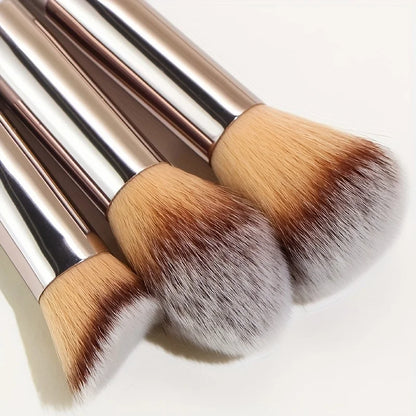 Set completo di pennelli champagne oro