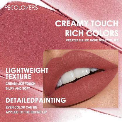 Penna per rossetto opaco vellutato colore ricco e lunga durata impermeabile