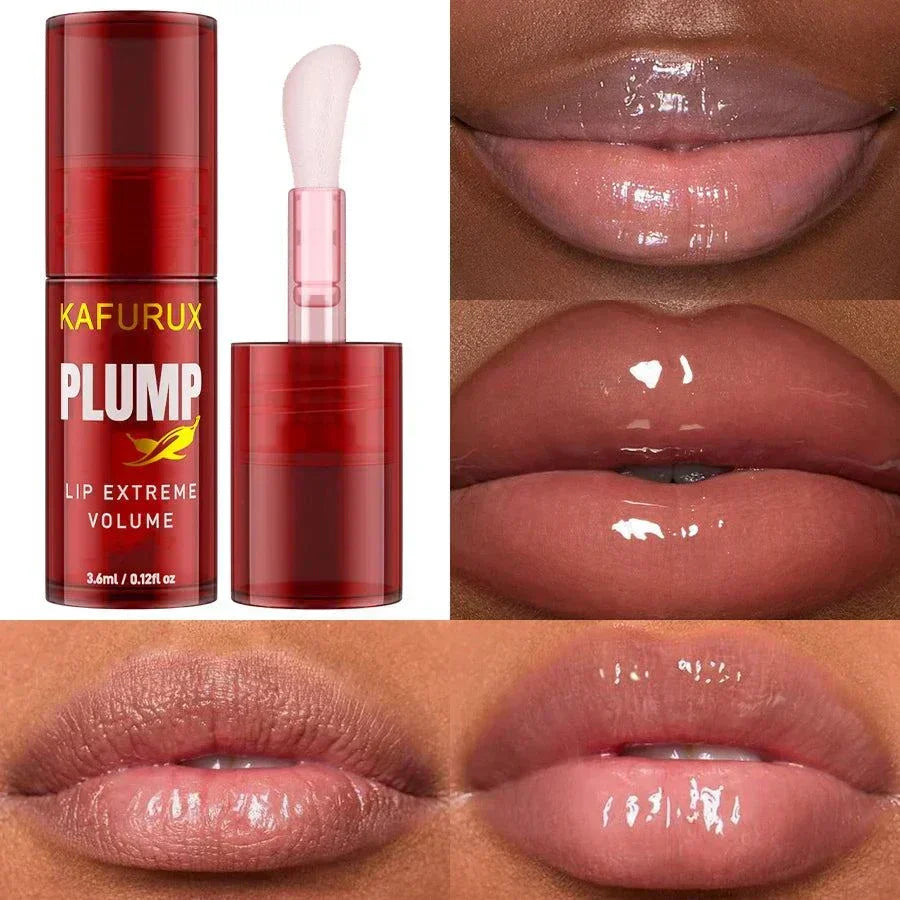 Olio per labbra idratante Kafurux gloss volumizzante a lunga durata 3.6ml