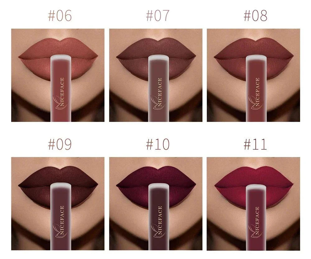 Rossetto liquido nudo velluto opaco lunga durata varianti colore elegante donna