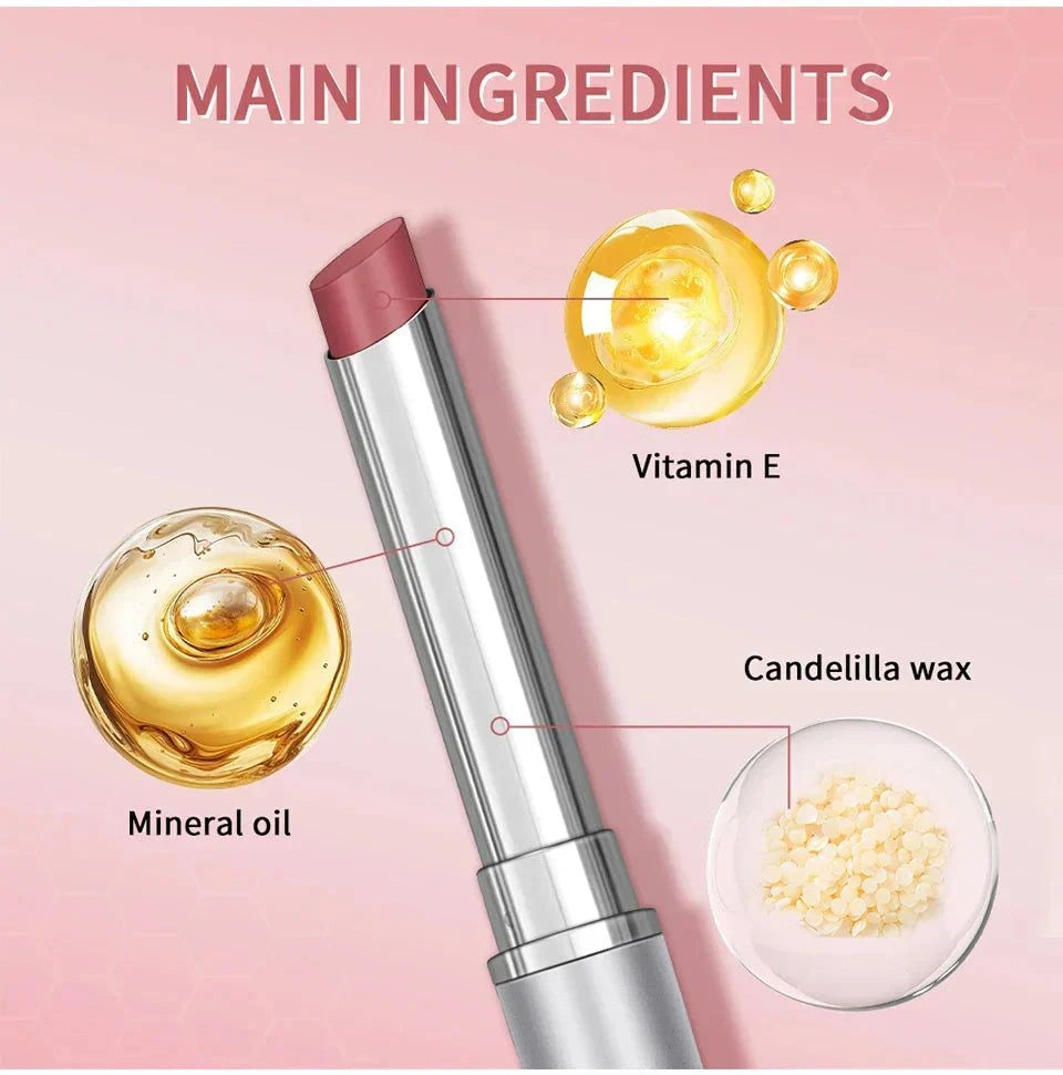 Rossetto idratante al miele nero a lunga durata Trucco labbra .