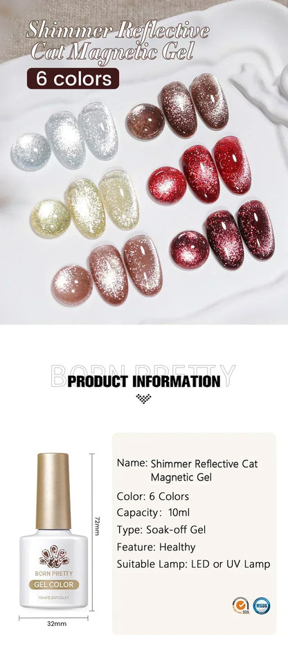 Smalto per unghie gatto 117 colori 10ml Vernice a copertura totale