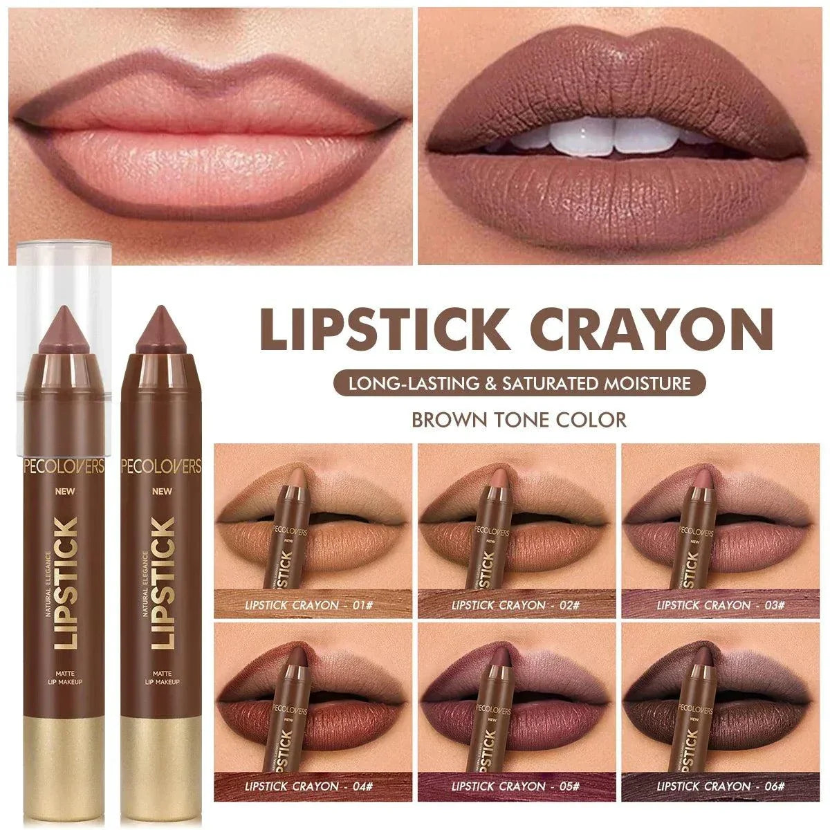 rossetto opaco, multicolore, non sbiadisce, opaco