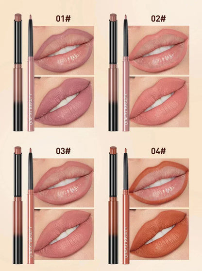 penna per rossetto opaco nudo set colori labbra lunga durata impermeabile