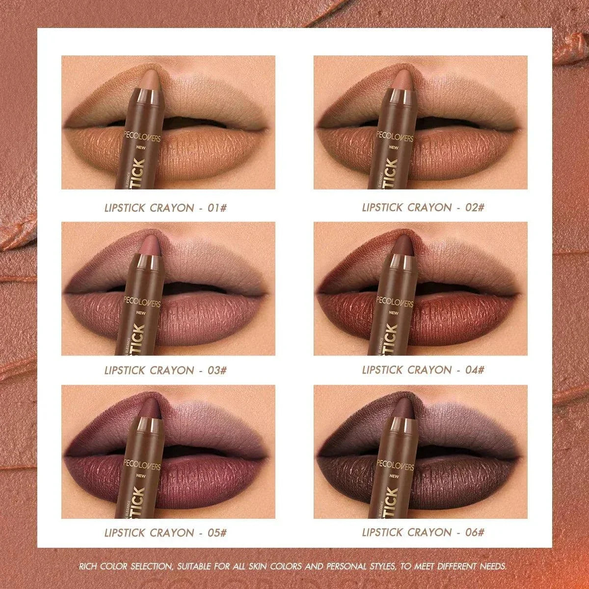 rossetto opaco, multicolore, non sbiadisce, opaco