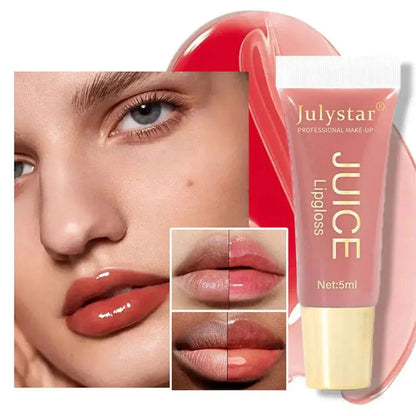 Lucidalabbra Julystar clear hydrating lip gel balm 5ml packaging China