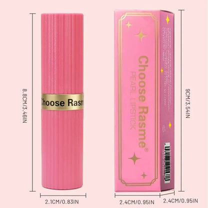Velvety matte pink glitter waterproof long-lasting Rossetto in velluto lipstick by CHOOSE RASME