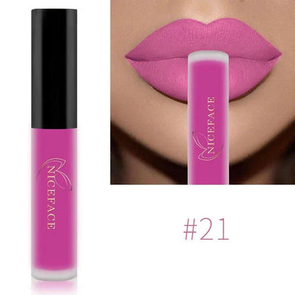 Rossetto liquido nudo velluto opaco lunga durata colore rosa morbido impermeabile