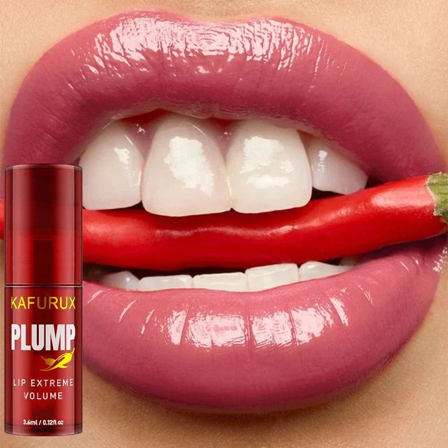 Bottiglia di olio per labbra idratante volumizzante KAFURUX da 3.6ml con applicatore trasparente